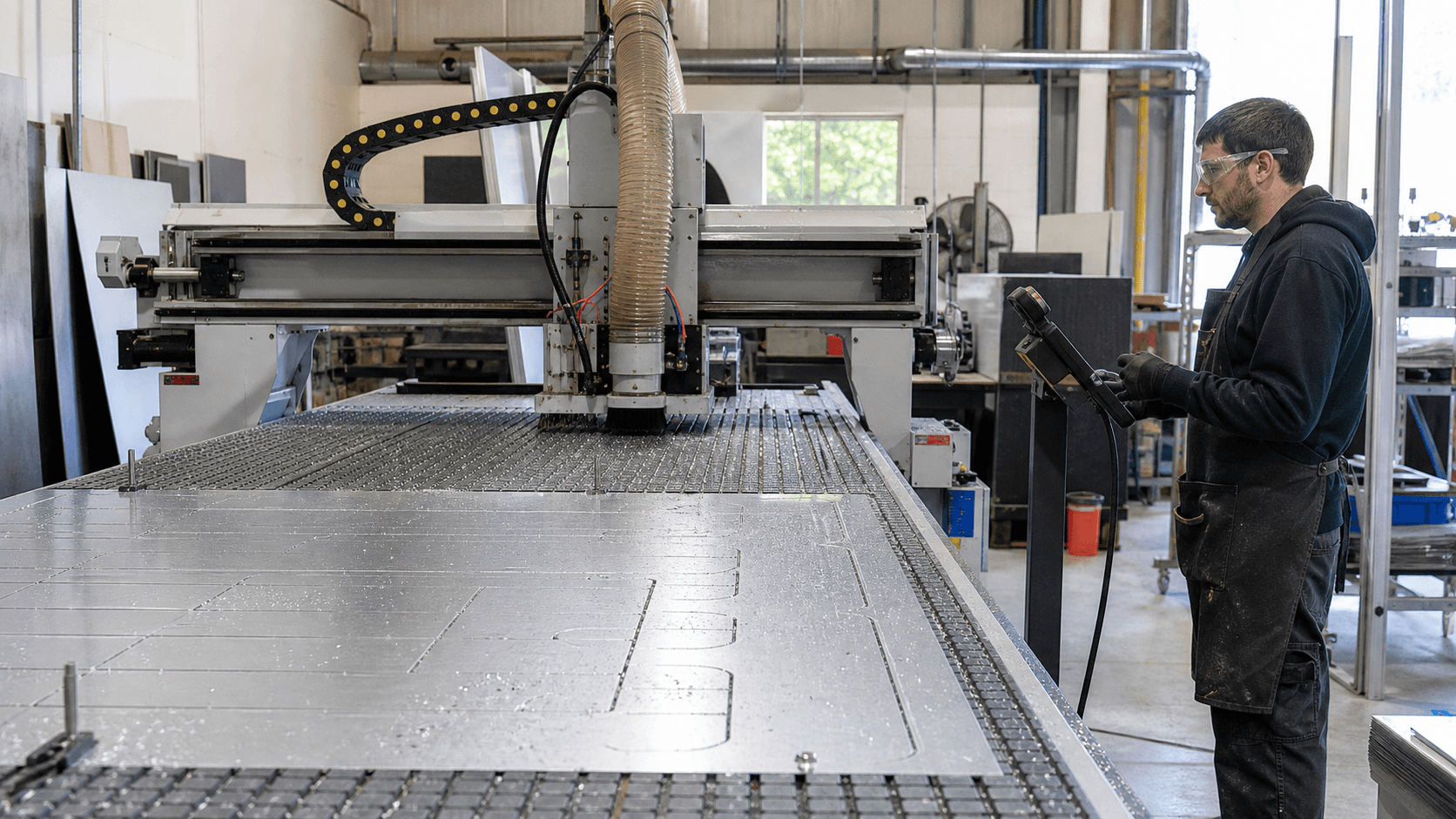 Alüminyum kompozit panel kesen CNC router